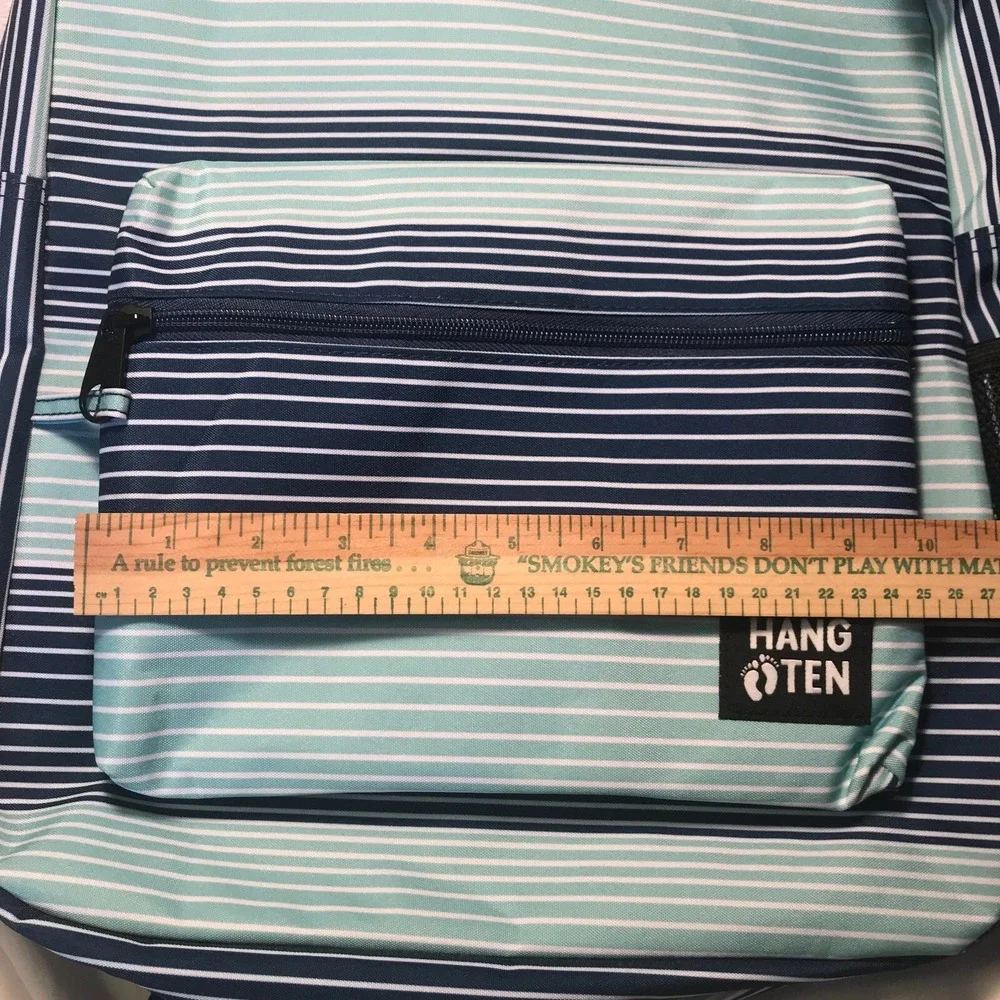 New Hang Ten Blue and Green Back Pack
